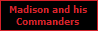 A red and black banner with the words " jason and command ".